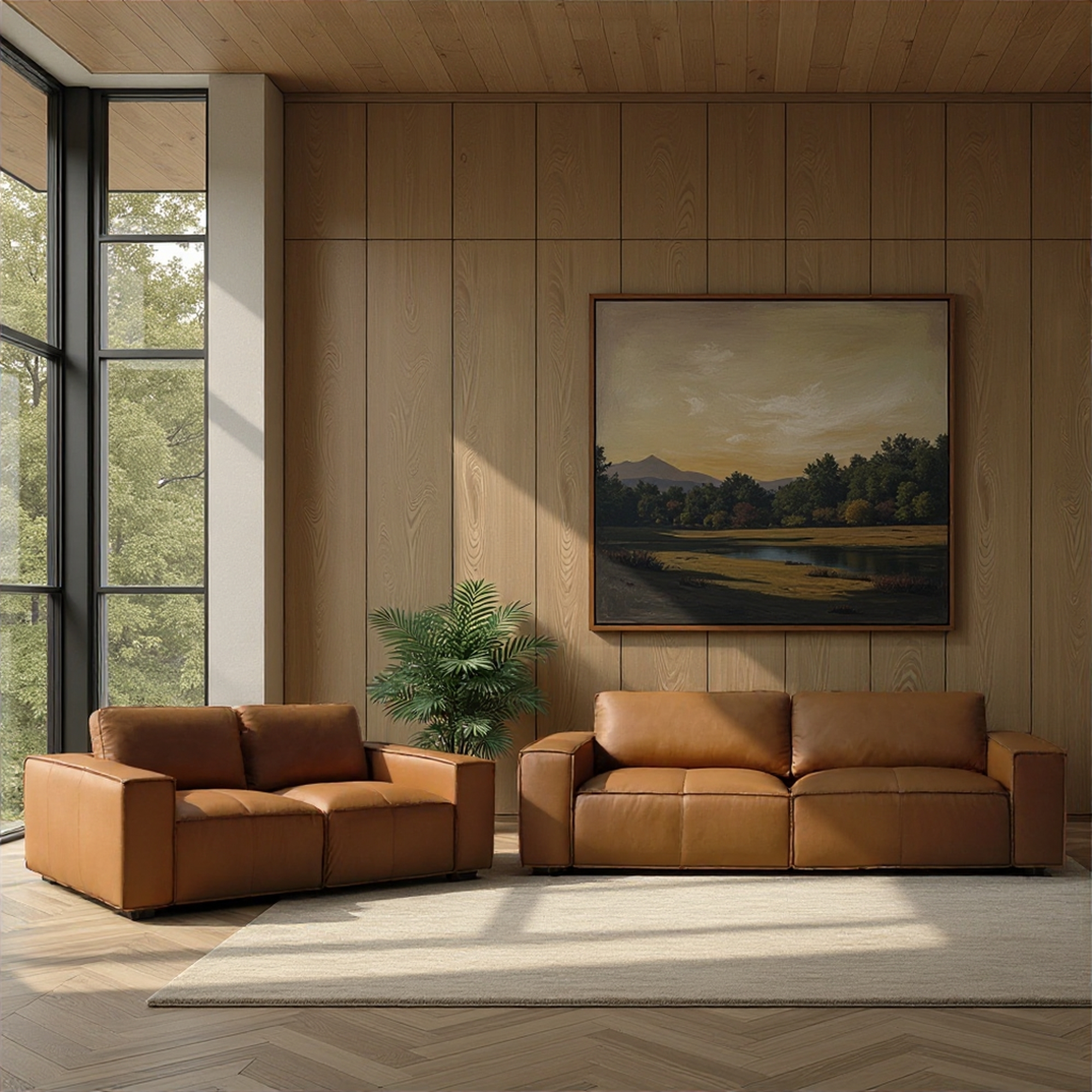 Robust Track-Arm Sofa