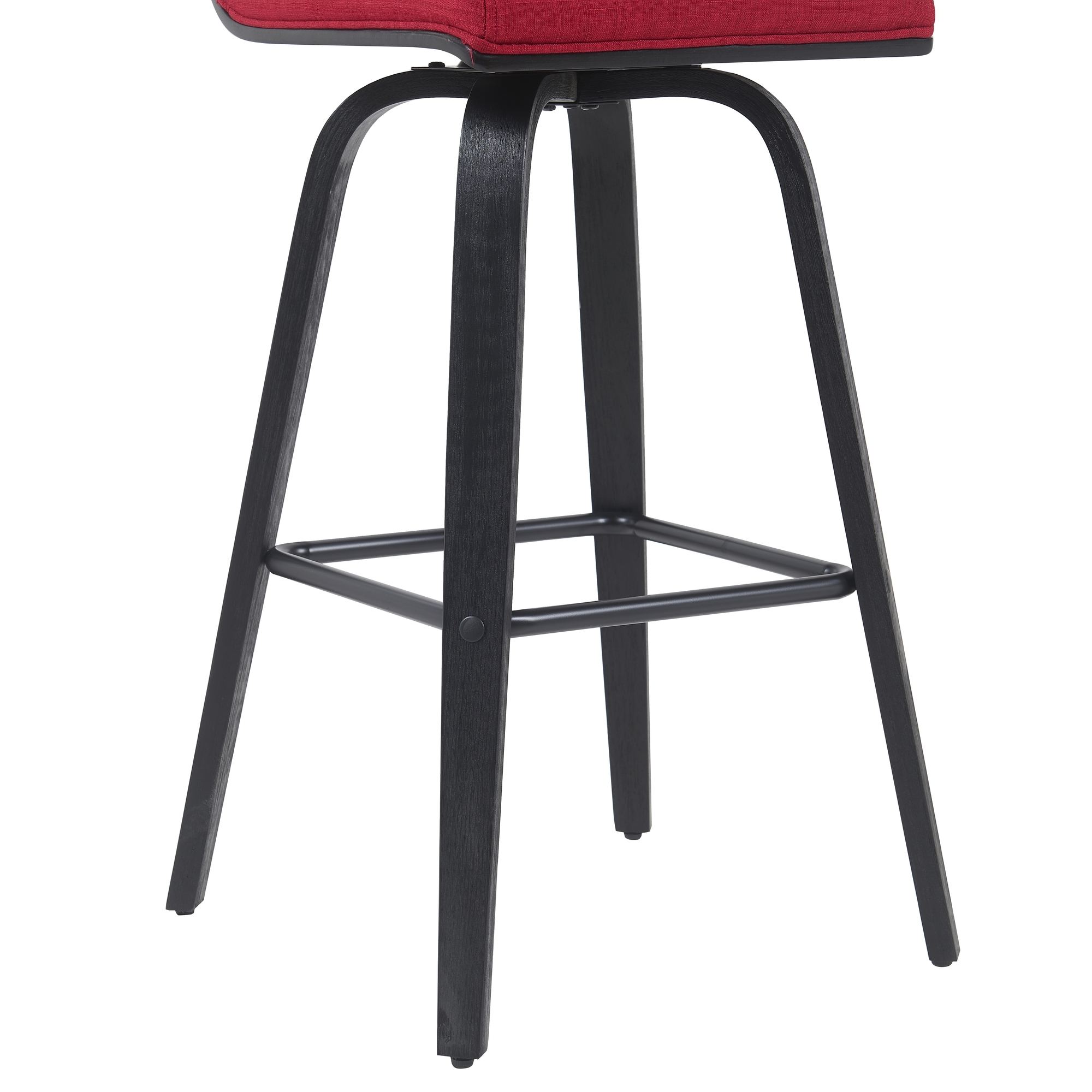 Armen Living Vienna Upholstered Swivel Barstool