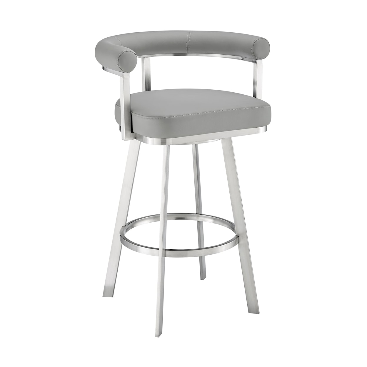 Armen Living Magnolia Swivel Counter-Height Stool