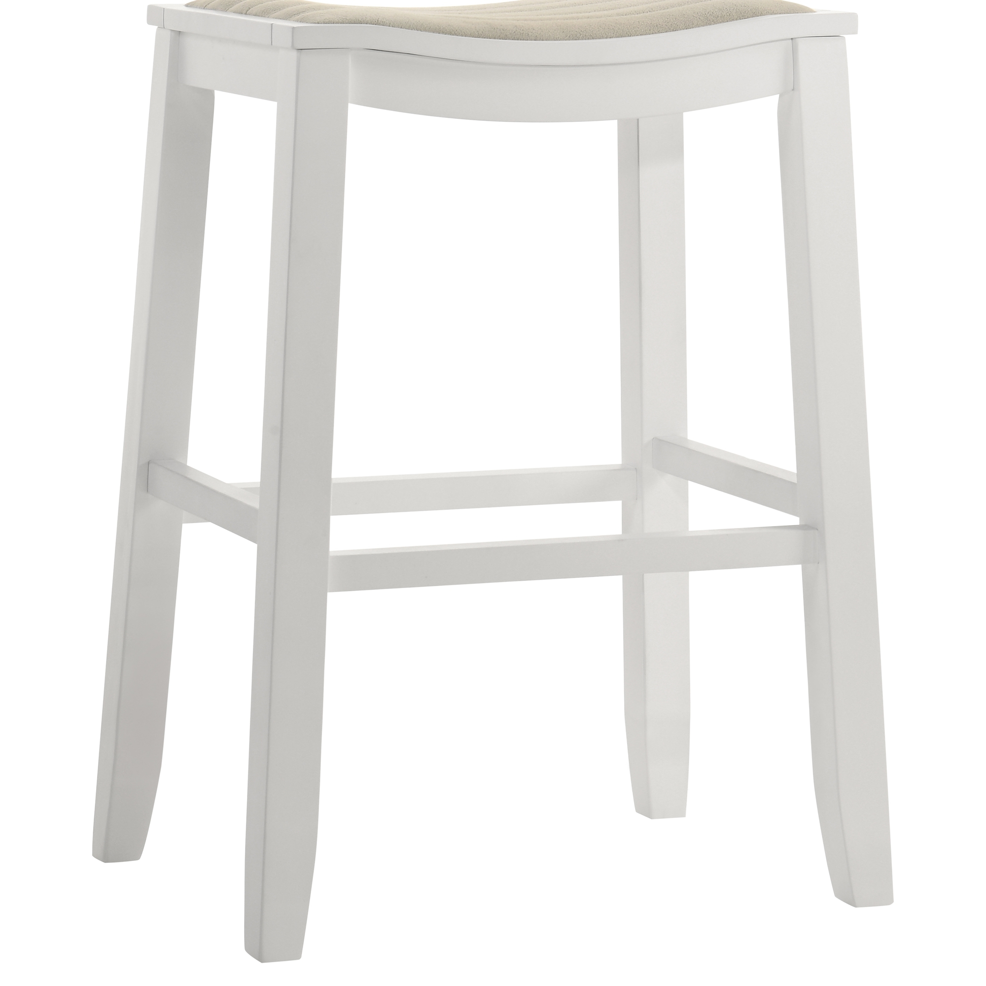 Backless Barstool w/Upholstered Seat