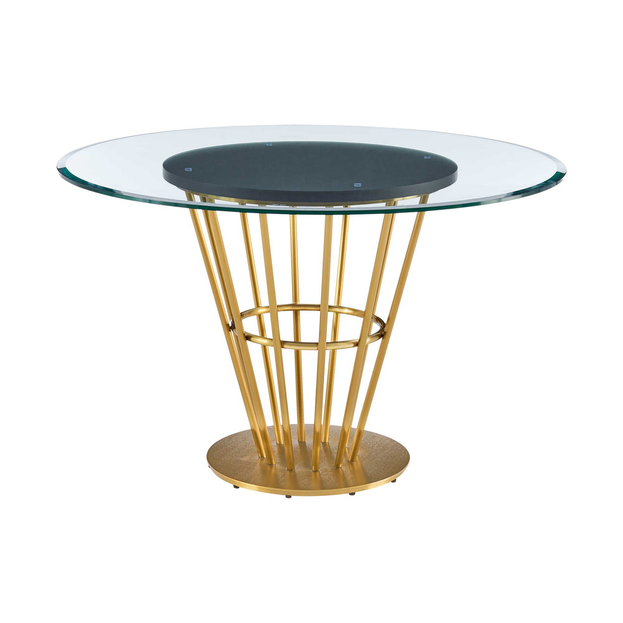 Armen Living Veronica / Shannon 5-Piece Round Dining Table Set