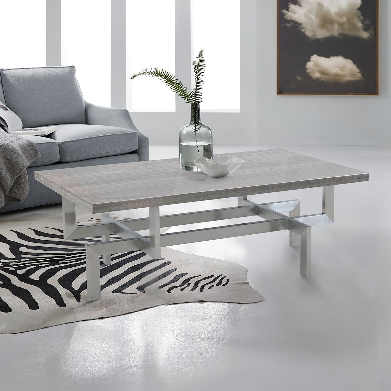 Armen Living Illusion Coffee Table