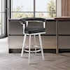 Armen Living Magnolia Swivel Counter-Height Stool