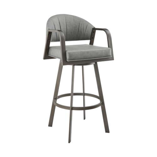 Contemporary 26" Swivel Counter Stool
