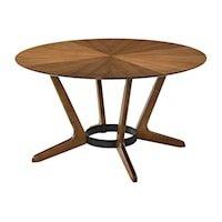 Mid-Century Modern Wood Dining Table