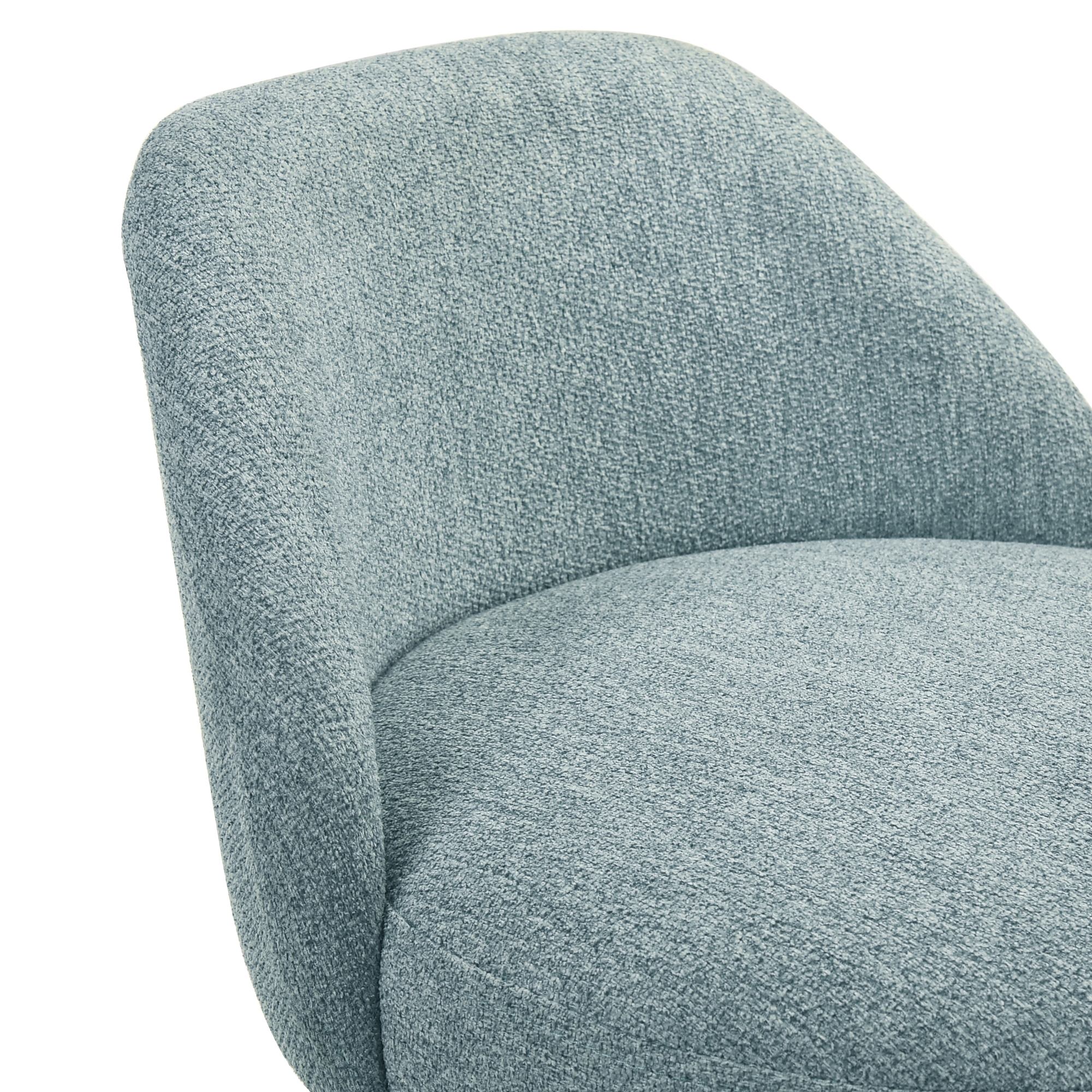 Armen Living Erika Low Curved-Back Swivel Barstool