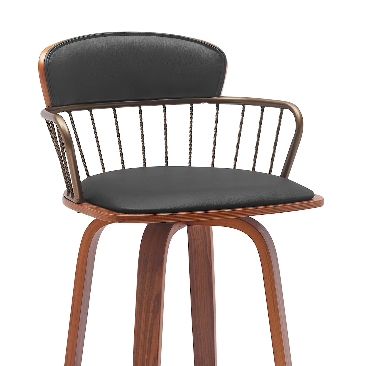 Armen Living Willow Swivel Bar Stool