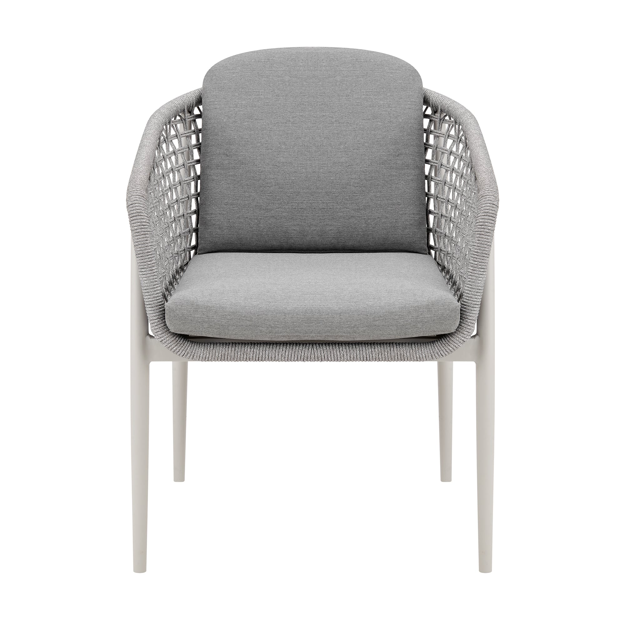 2-Piece Outdoor Dining Chair Set