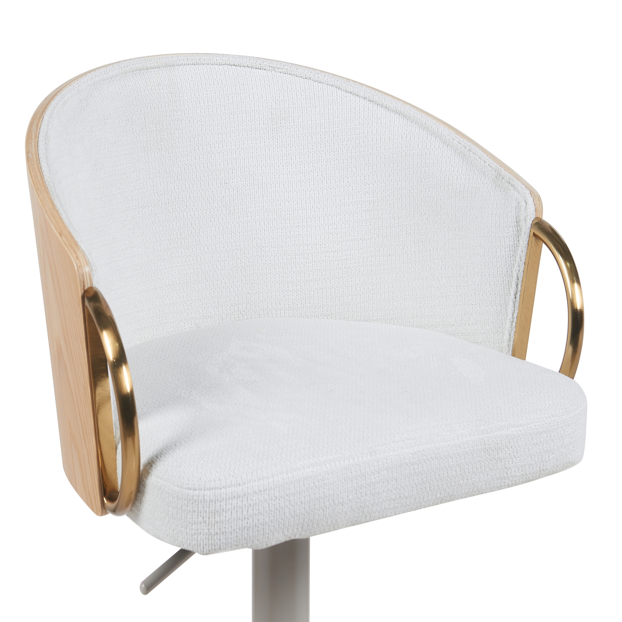 Adjustable Upholstered Bar Stool