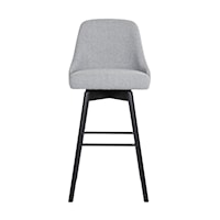 Contemporary Counter-Height Swivel Stool