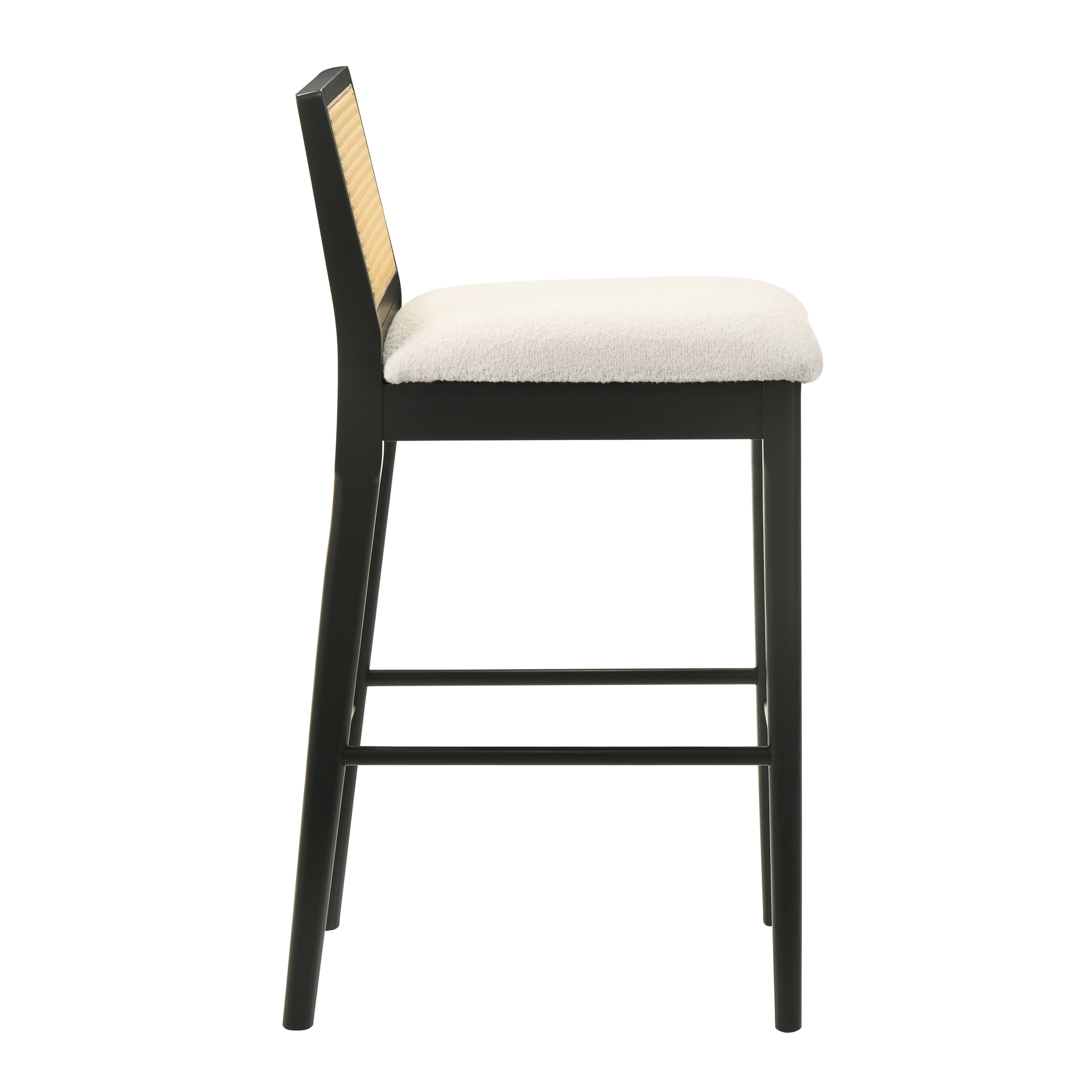 Woven-Back Barstool