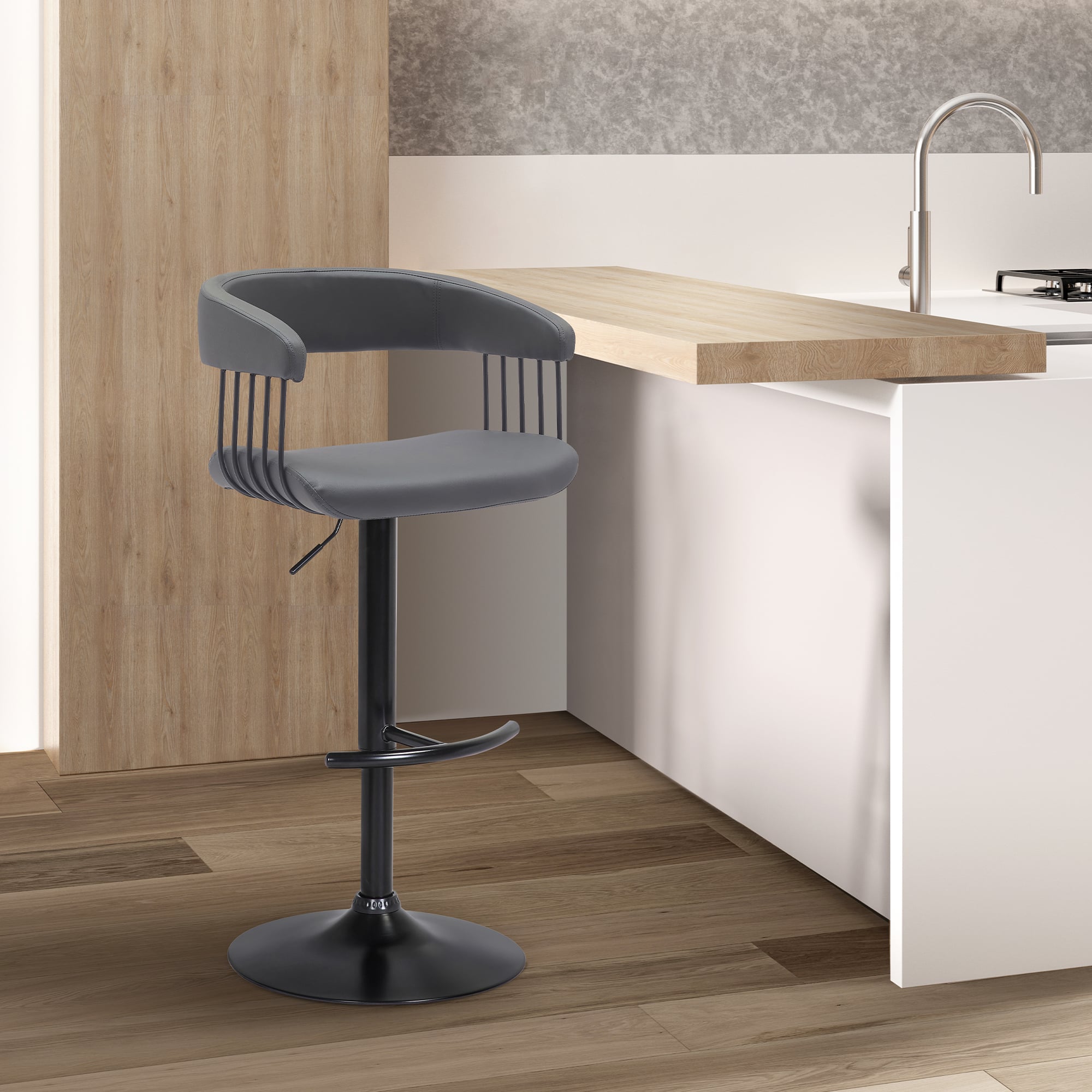 Armen Living Calista Adjustable Stool