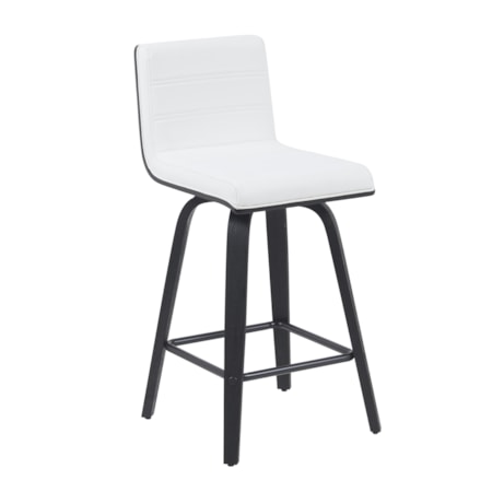 Upholstered Swivel Counter Stool