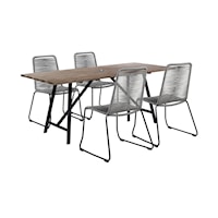 Casual 5-Piece Outdoor Dining Set