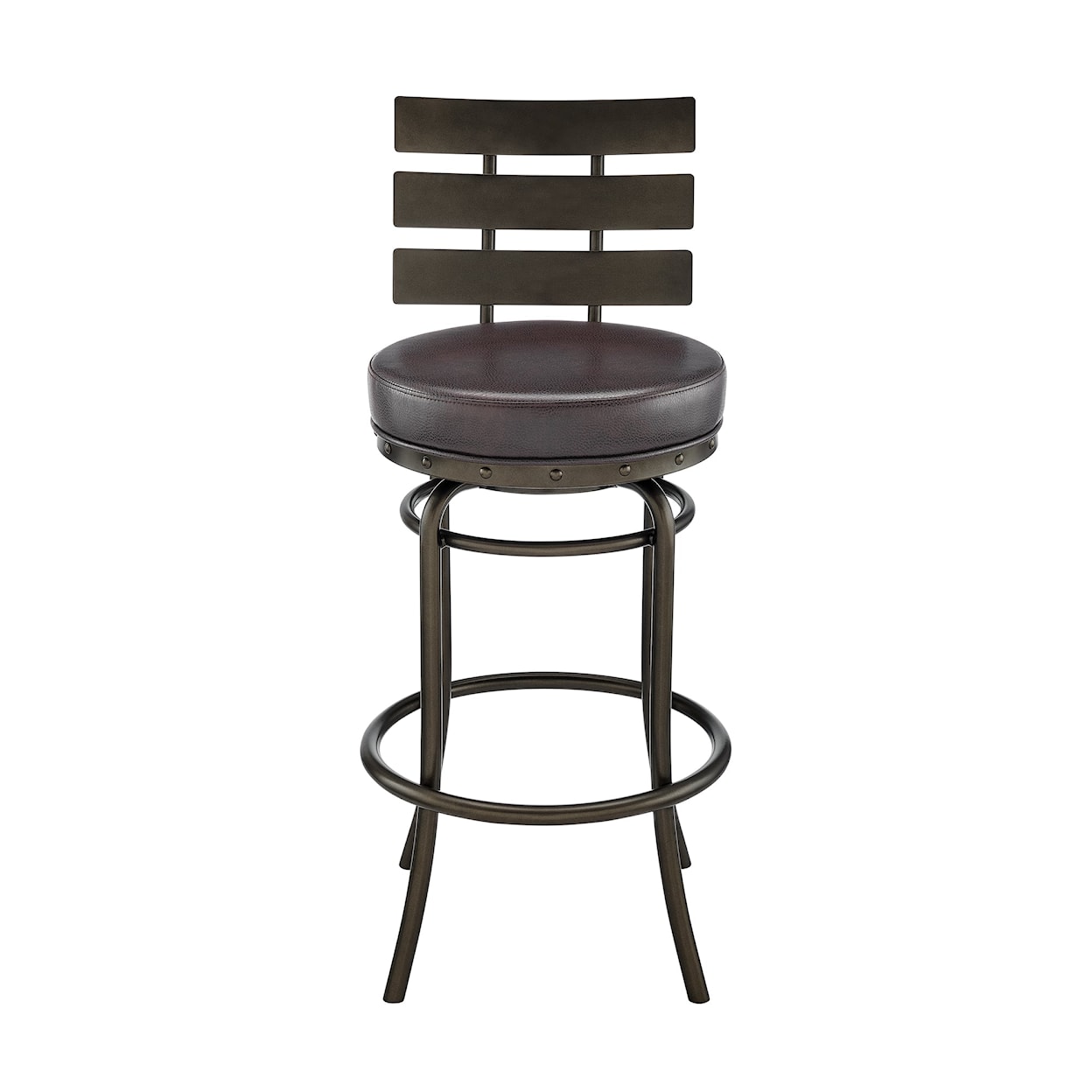 Armen Living Natya Swivel Bar Stool