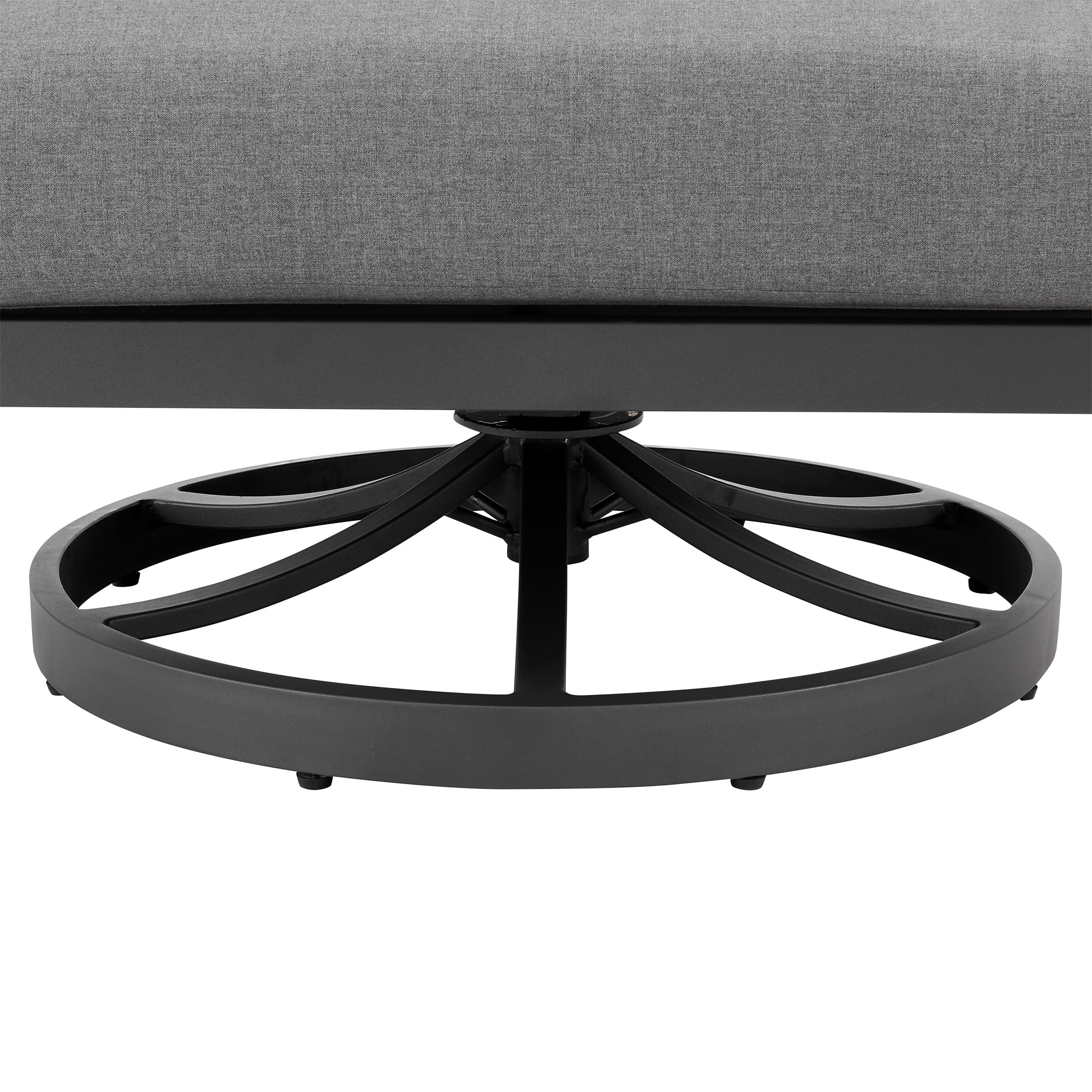 Armen Living Zella Outdoor Swivel Chair