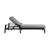Armen Living Grand Outdoor Chaise Lounge