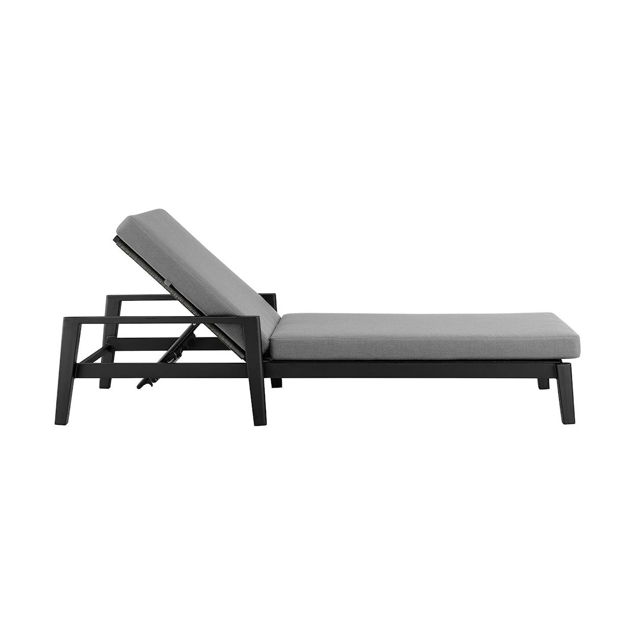 Armen Living Grand Outdoor Chaise Lounge