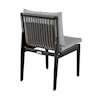 Armen Living Grand Set of 2 Outdoor Dining Chairs