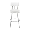 Armen Living Benjamin White Barstool