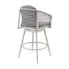 Armen Living Rhodes Outdoor Swivel Counter-Height Stool