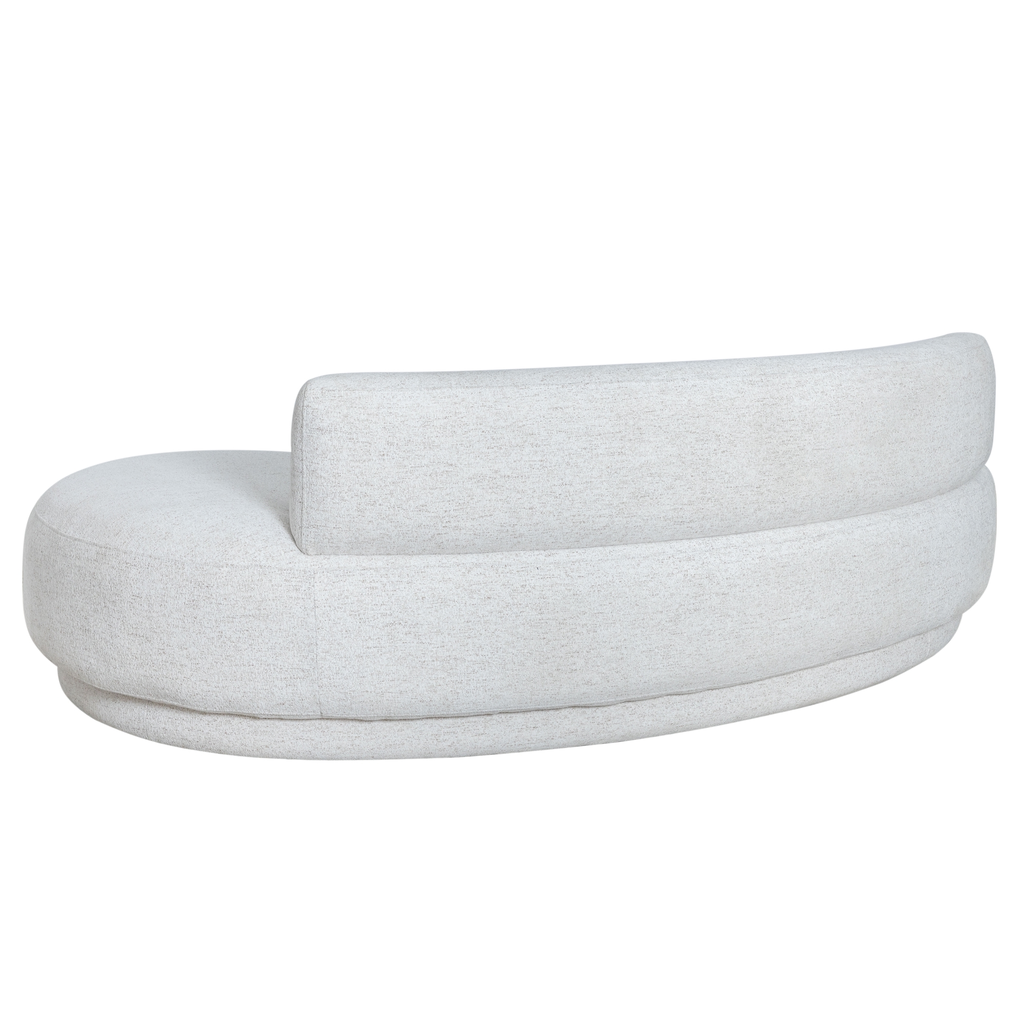 Armless Oval Lounge Sofa