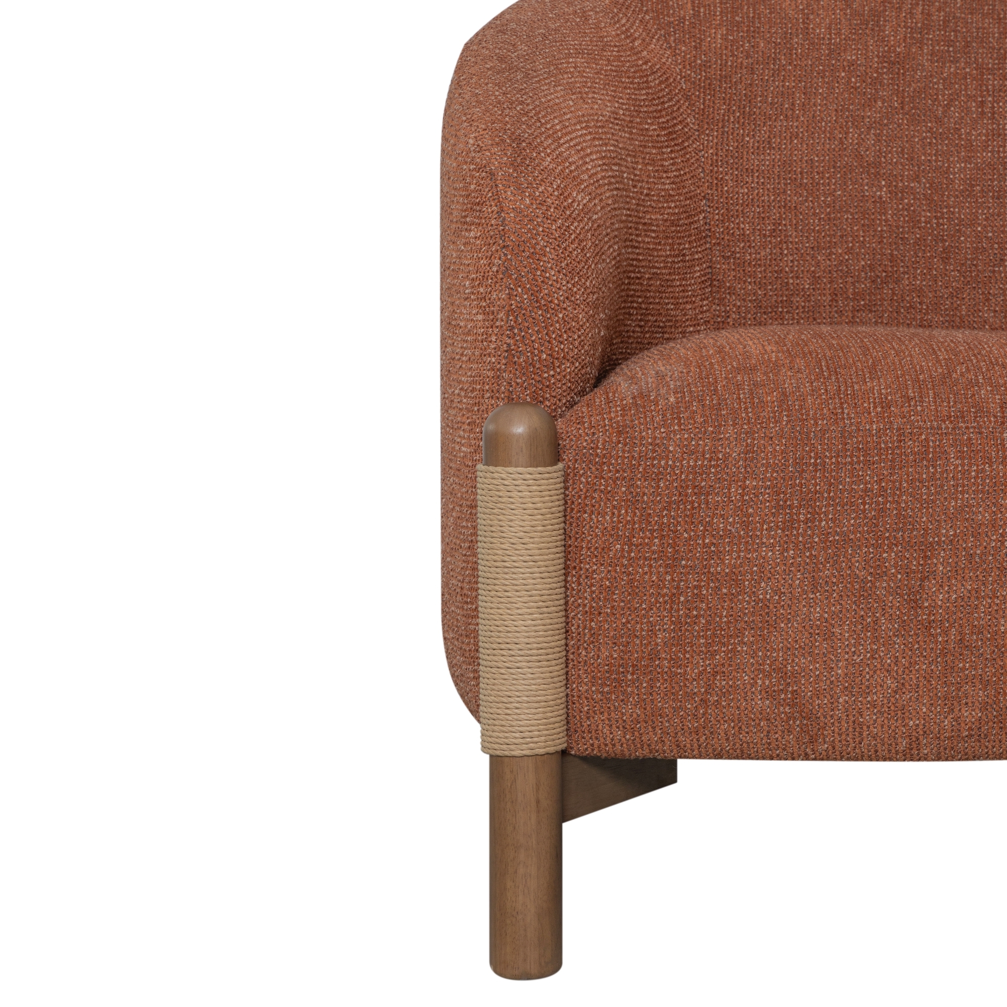 Barrel-Back Accent Chair