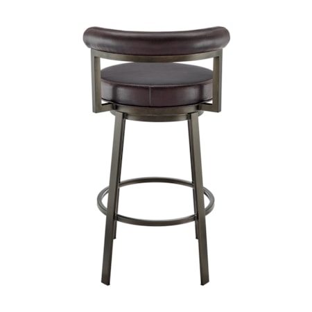 Upholstered Swivel Barstool