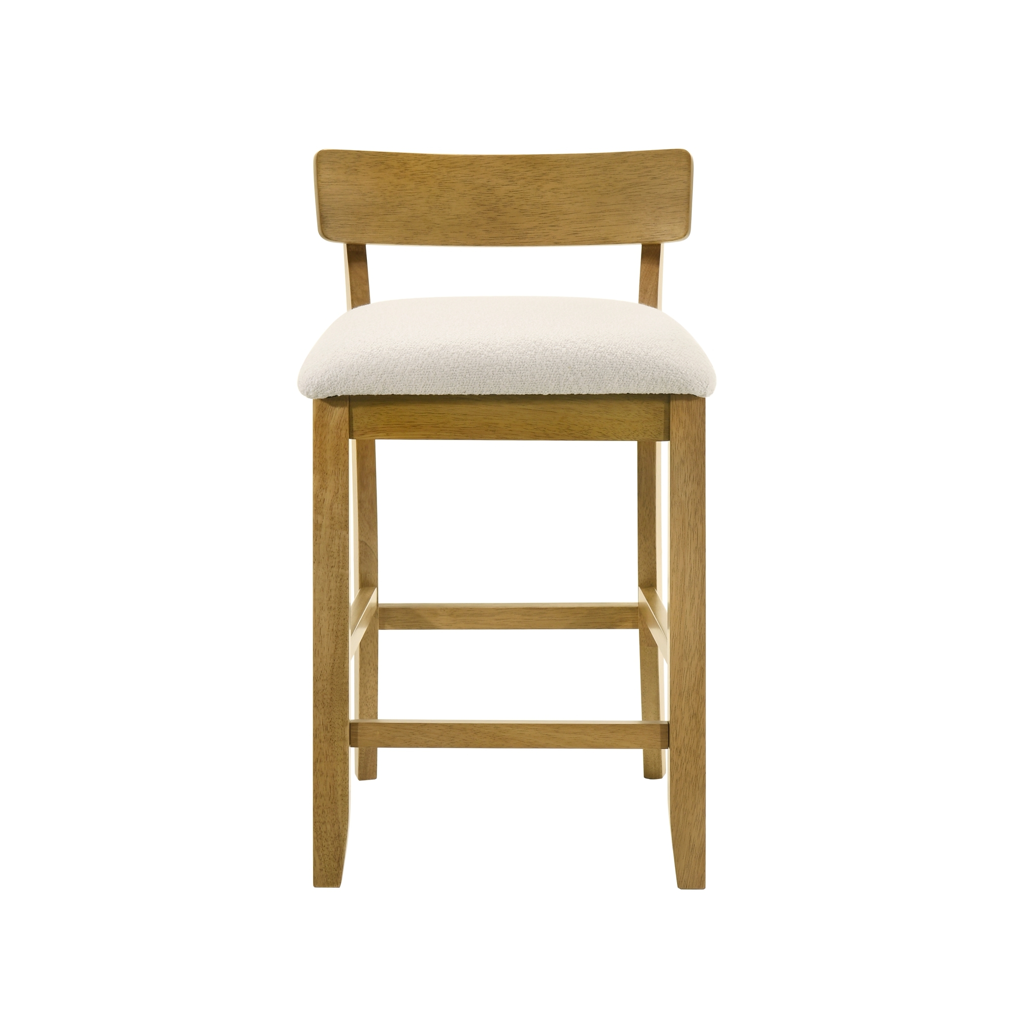 Armen Living Merie Upholstered Low-Back Fixed Counter Stool