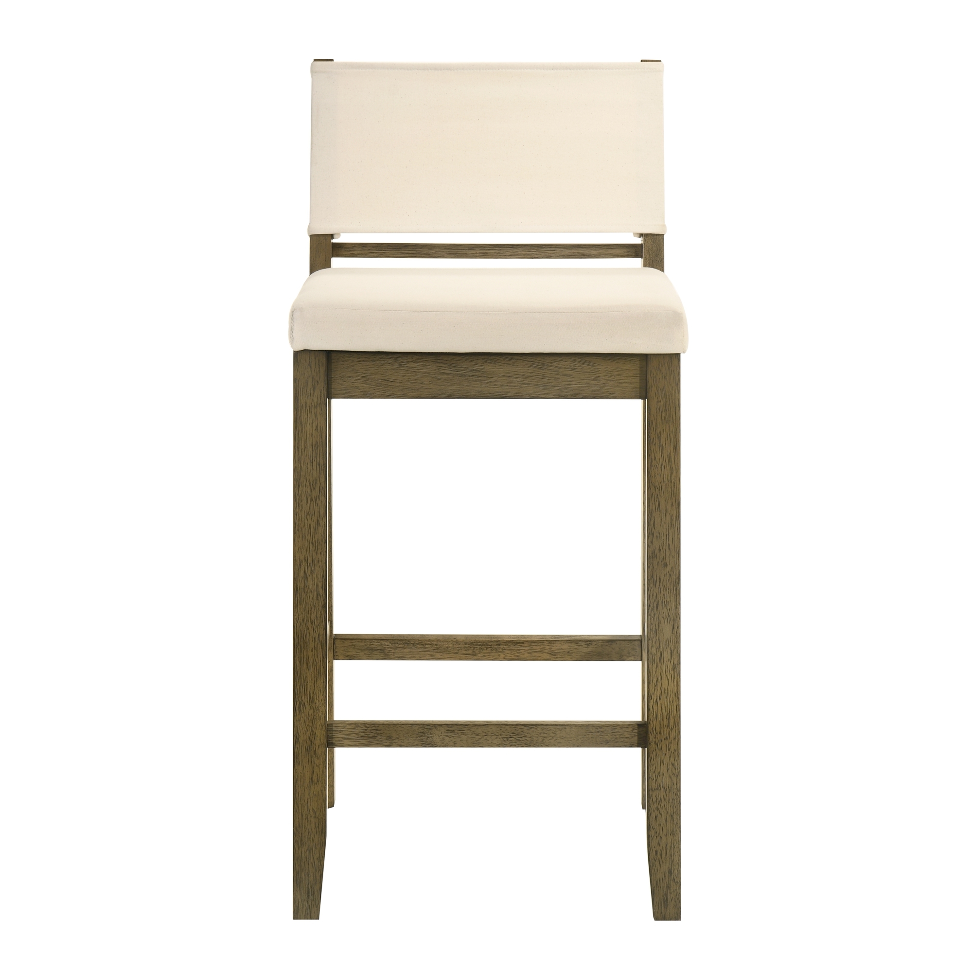 Armen Living Yaneli Upholstered Bar-Height Kitchen Stool