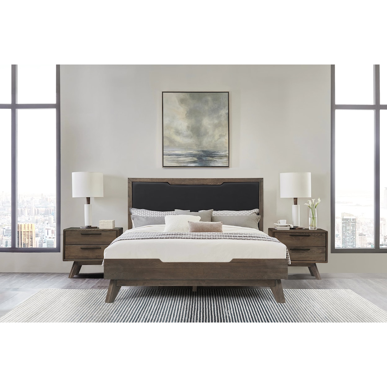 Armen Living Astoria 3pc Bedroom Set