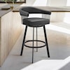 Armen Living Bronson Counter-Height Swivel Stool