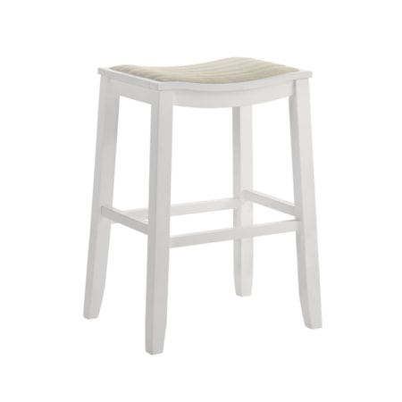 Backless Barstool w/Upholstered Seat