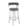 Armen Living Kobe Counter-Height Swivel Stool