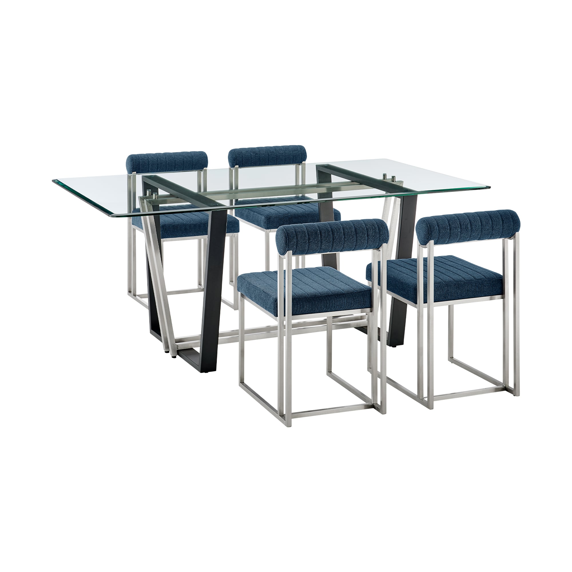 Armen Living Kai / Anastasia 5-Piece Dining Set