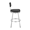 Armen Living Benjamin Black Barstool