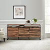 Armen Living Ludgate  3-Drawer Acacia Sideboard Buffet 