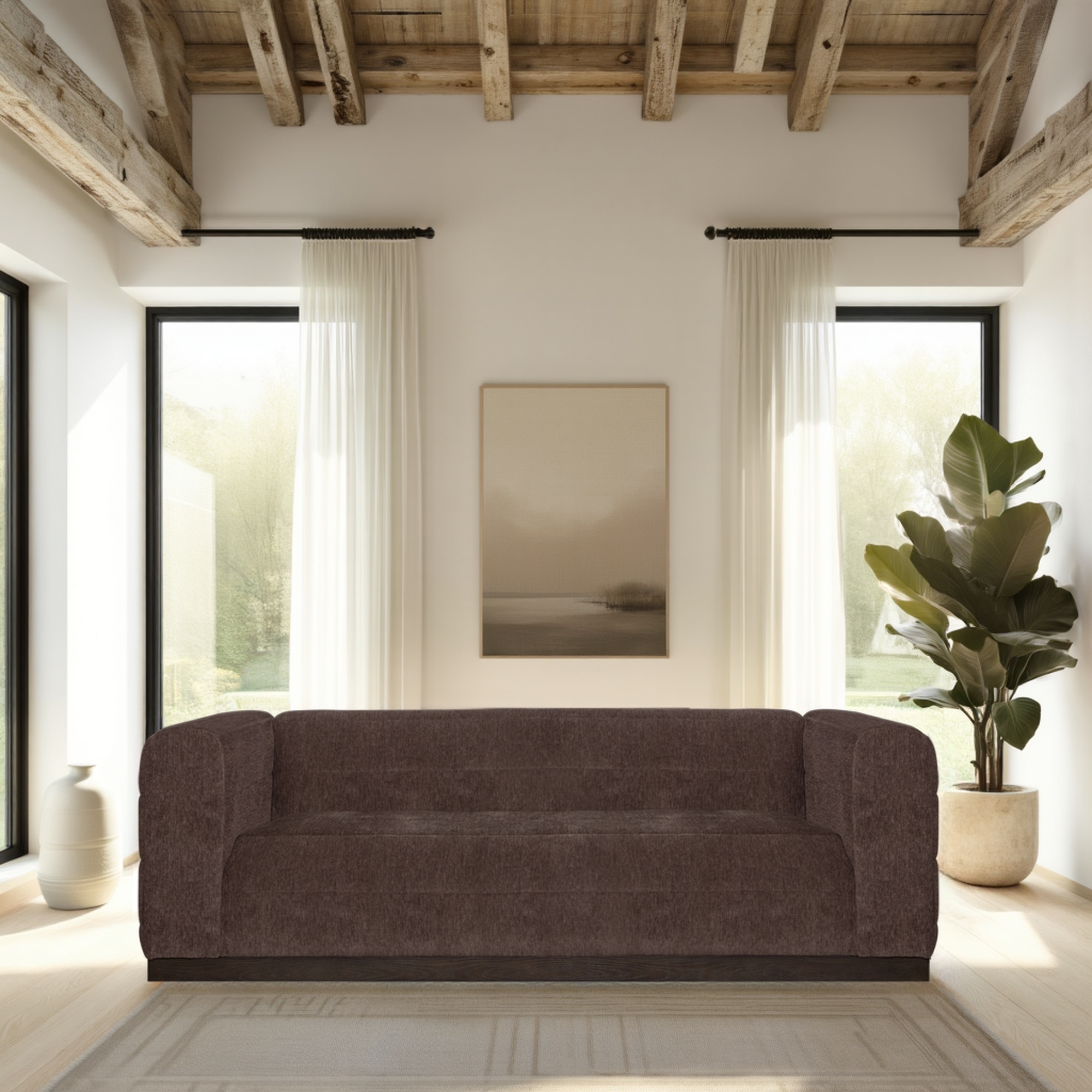 Squared 3-Seater Sofa