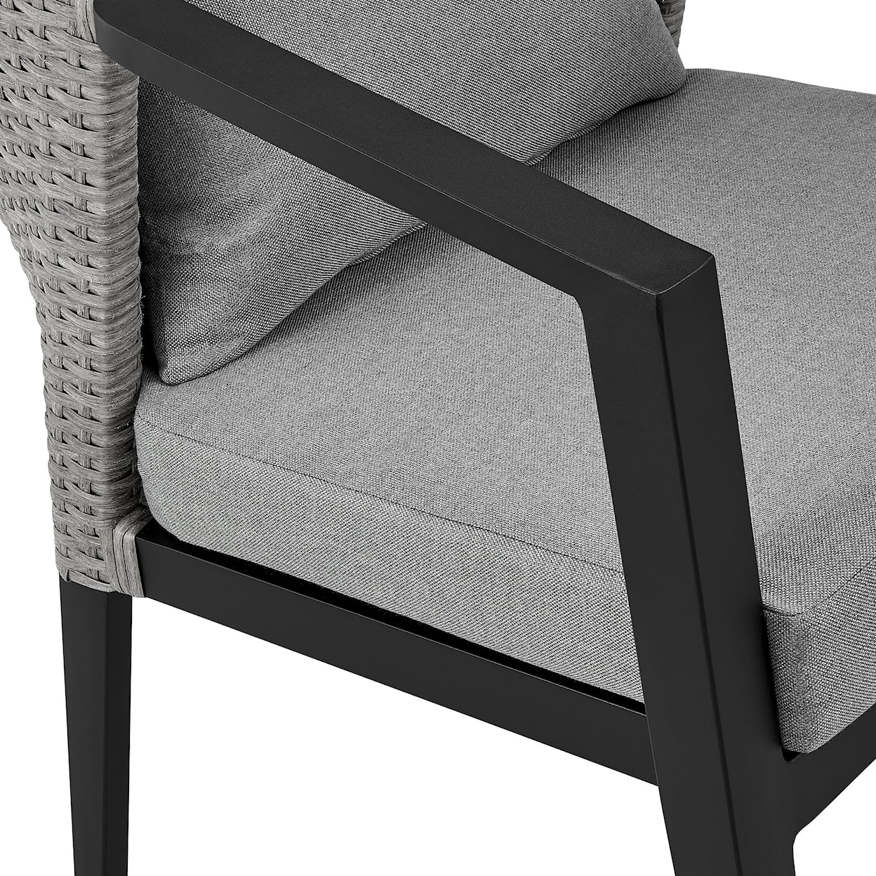 Armen Living Aileen Outdoor Dining Chair