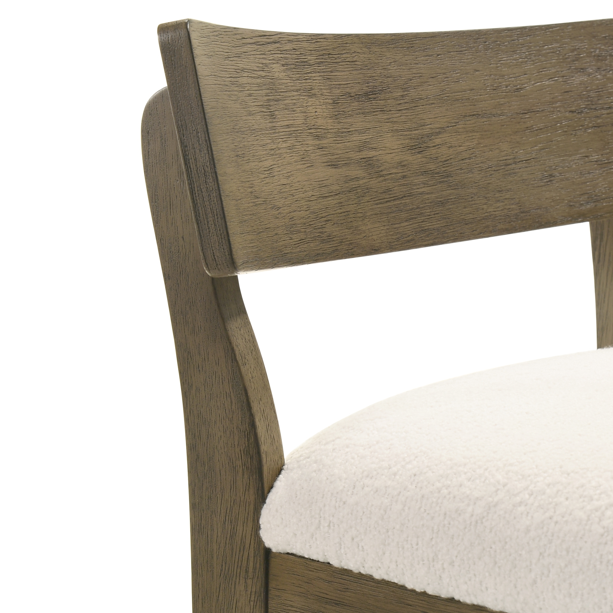 Armen Living Merie Upholstered Low-Back Fixed Counter Stool