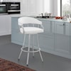 Armen Living Palmdale Swivel Bar Stool