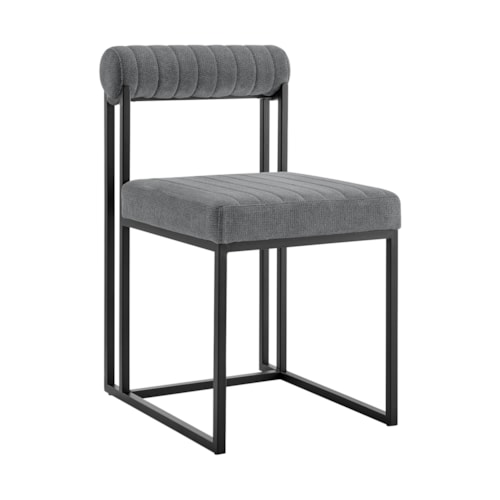 Contemporary Dining Side Chair with Open Back