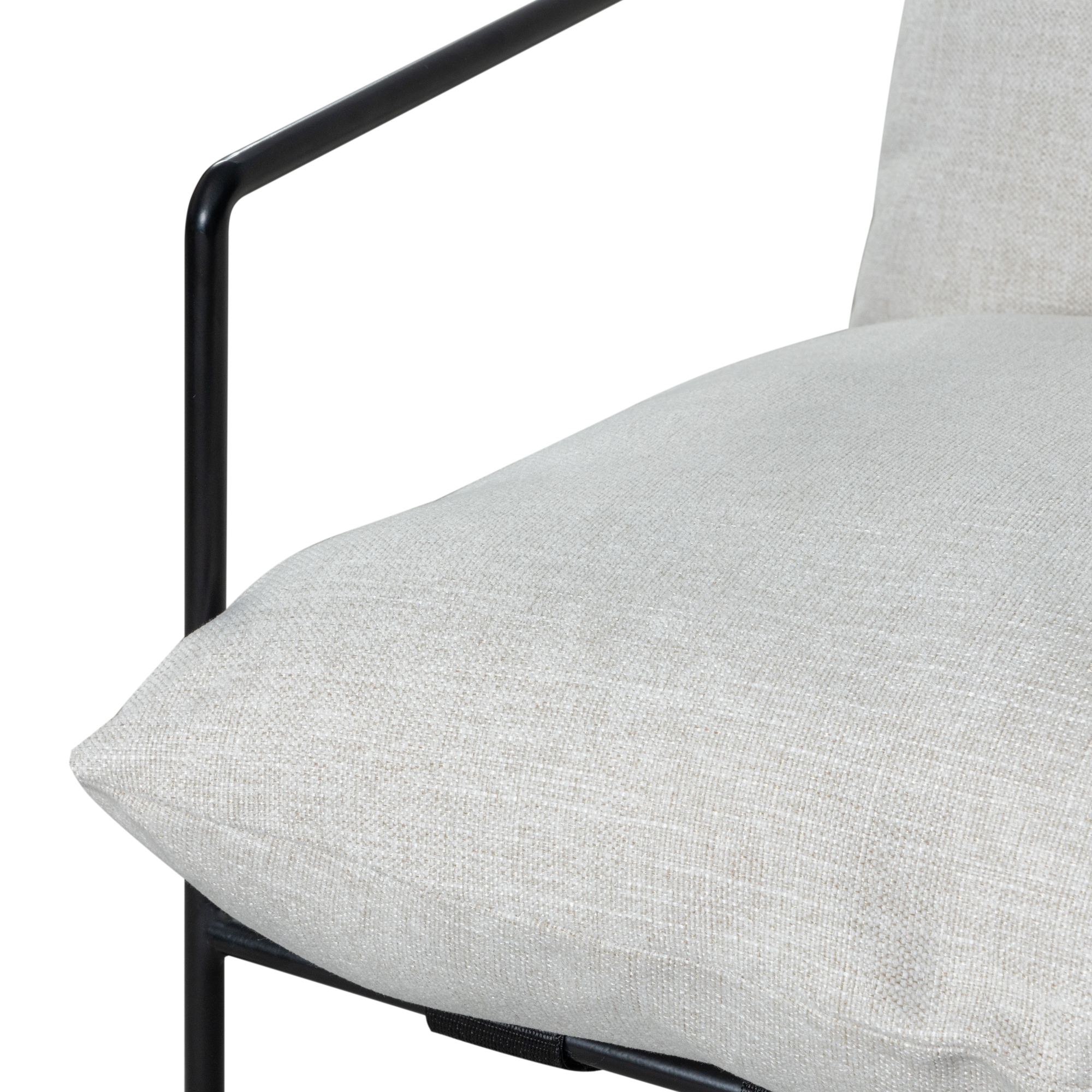 Armen Living Rogan Modern Industrial Accent Chair