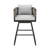 Armen Living Alegria Outdoor Swivel Barstool