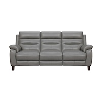 Leather Power Reclining Sofa with USB Ports