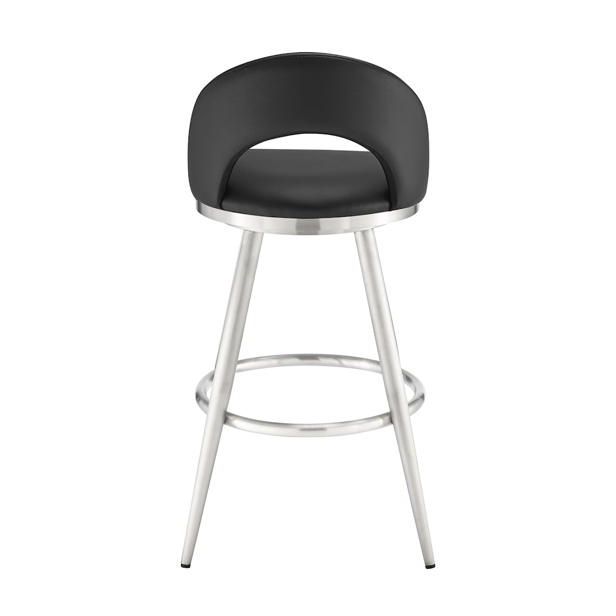 Armen Living Charlotte Black Barstool