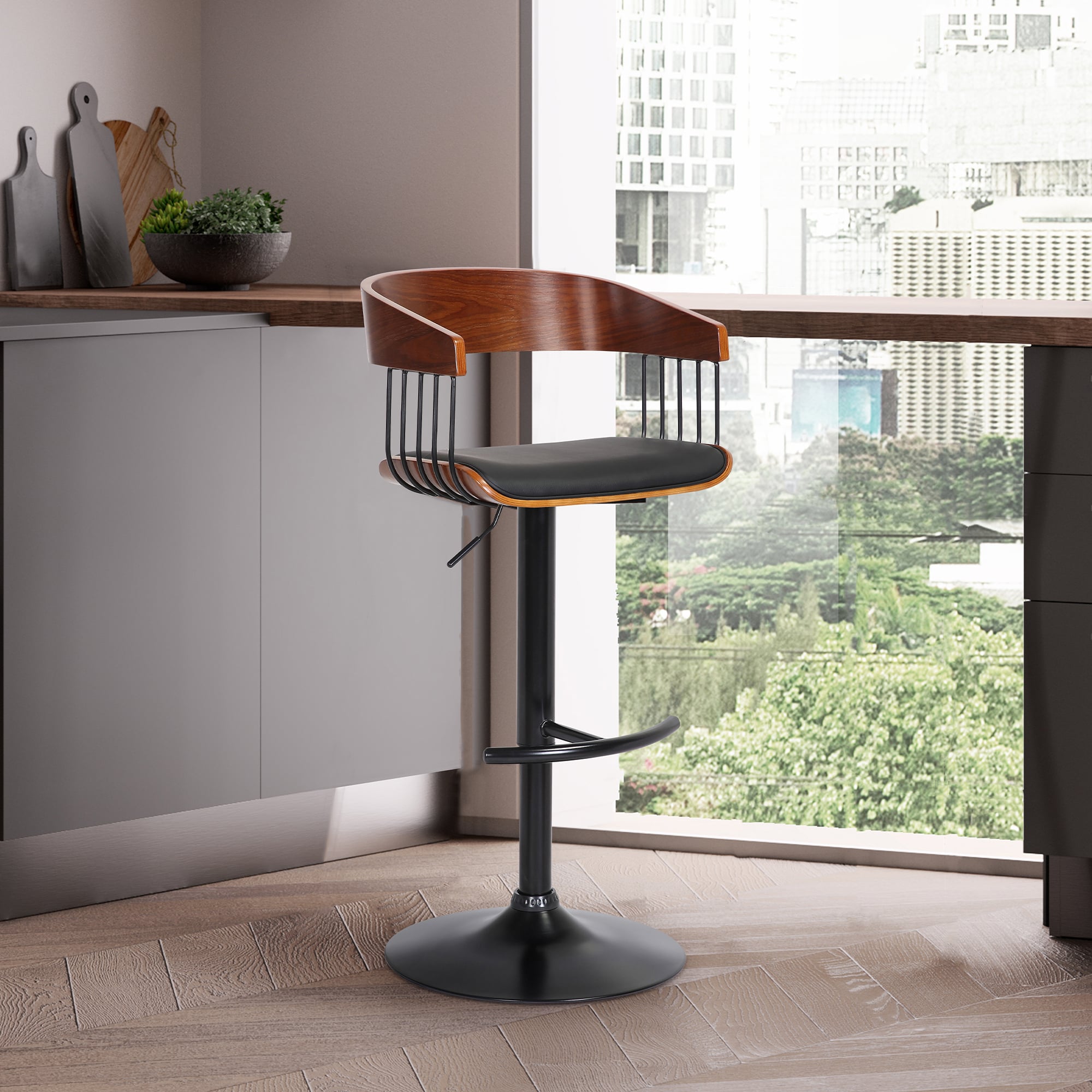 Armen Living Larisa Adjustable Stool
