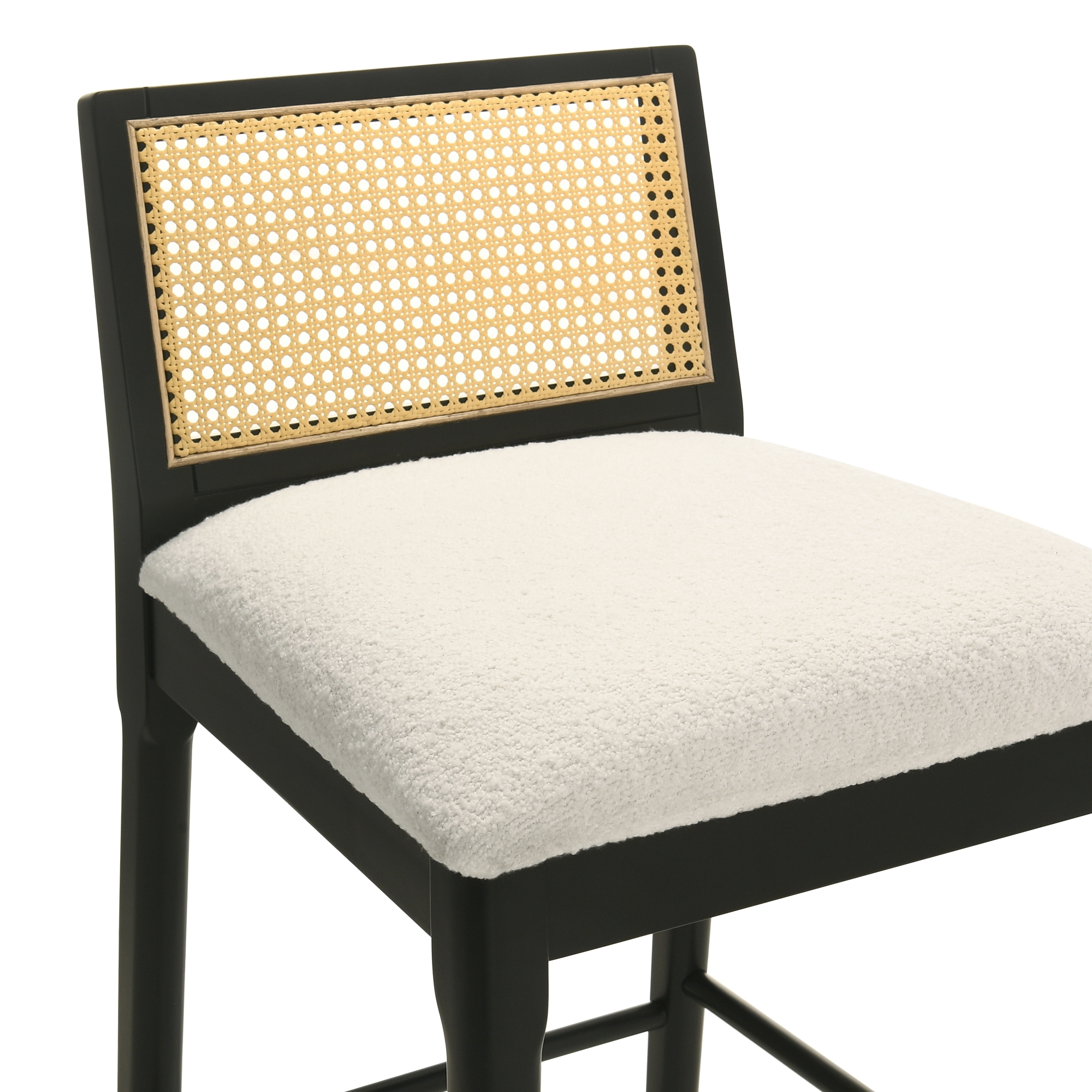 Armen Living Tobias Woven-Back Barstool