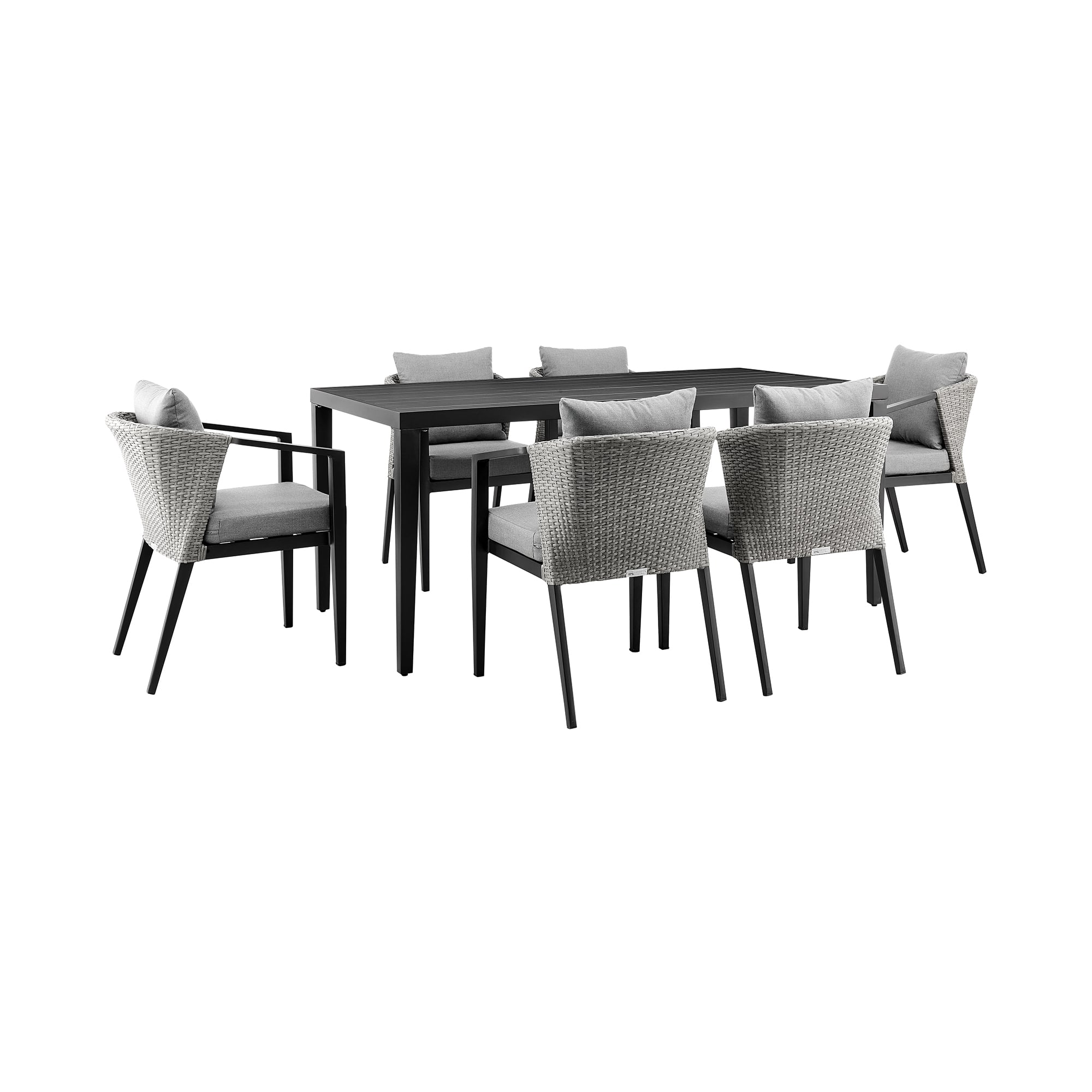 Palma Casual Outdoor Patio 7 Piece Dining Table Set Sadler s