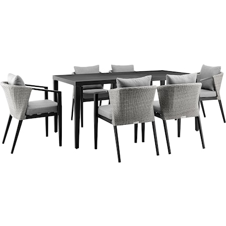 Outdoor Patio 7-Piece Dining Table Set 